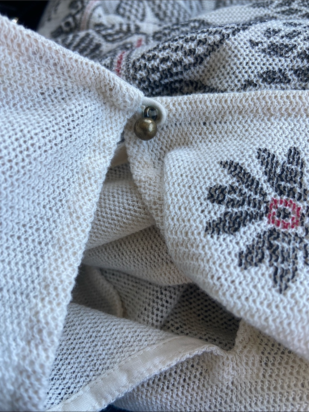 Free People New Romantics Light Cream Knit Top - Picture 4 of 10